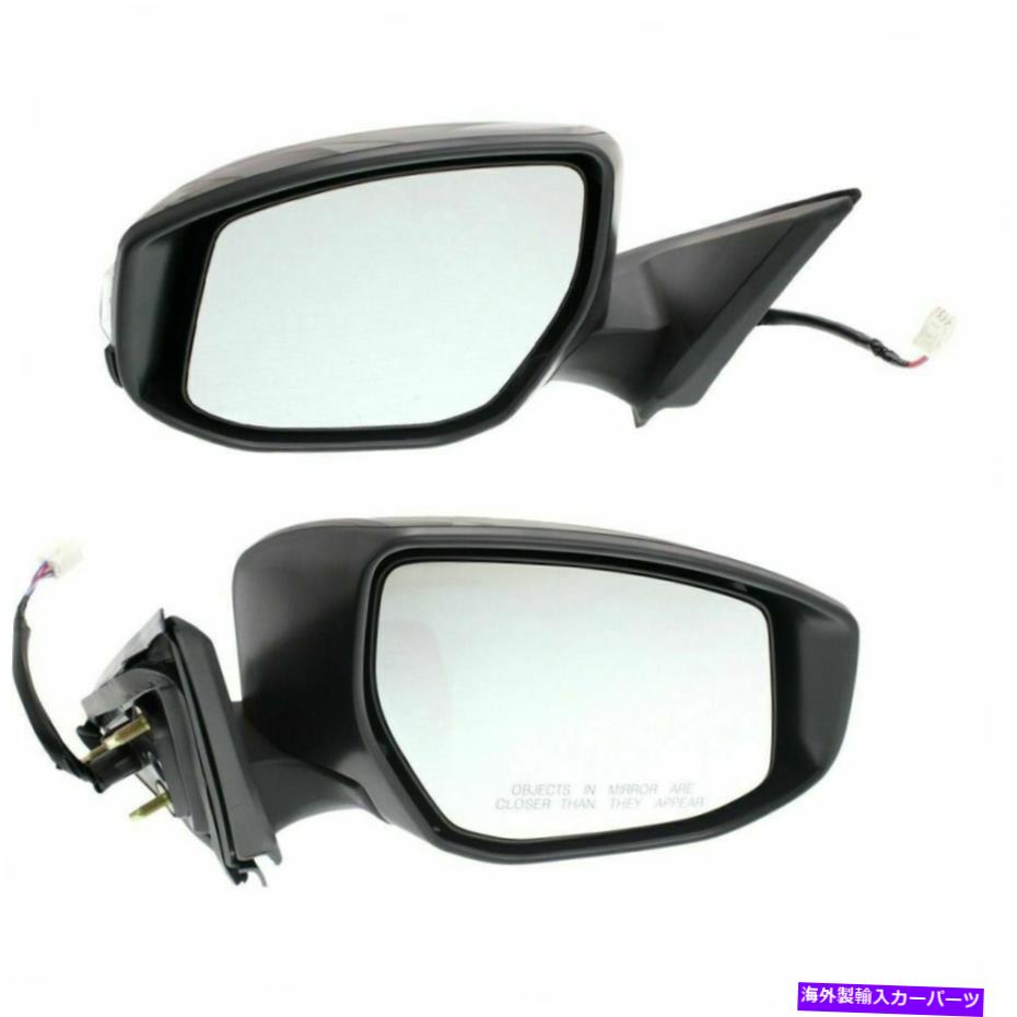USミラー サイドビューミラーパワーシグナルPTM左lH＆右RHペアセットセット Side View Mirrors Power Signal PTM Left LH & Right RH Pair Set for Nissan Sentra【並行輸入品】