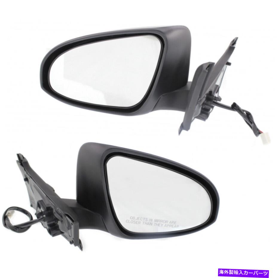 USミラー トヨタヤリス2015 16 17 2018ドアミラードライバーと助手席側|ペア For Toyota Yaris 2015 16 17 2018 Door Mirror Driver and Passenger Side | Pair【並行輸入品】