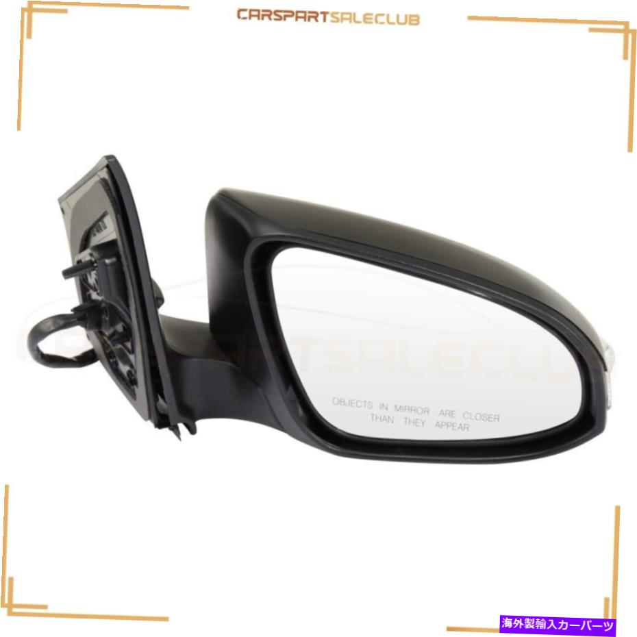 USミラー 1 xパワーフォールドブラックシグナルRHサイドミラートヨタカローラIM 2016-2018 1 X Power Fold Black Signal RH Side Mirror For Toyota Corolla IM 2016-2018【並行輸入品】