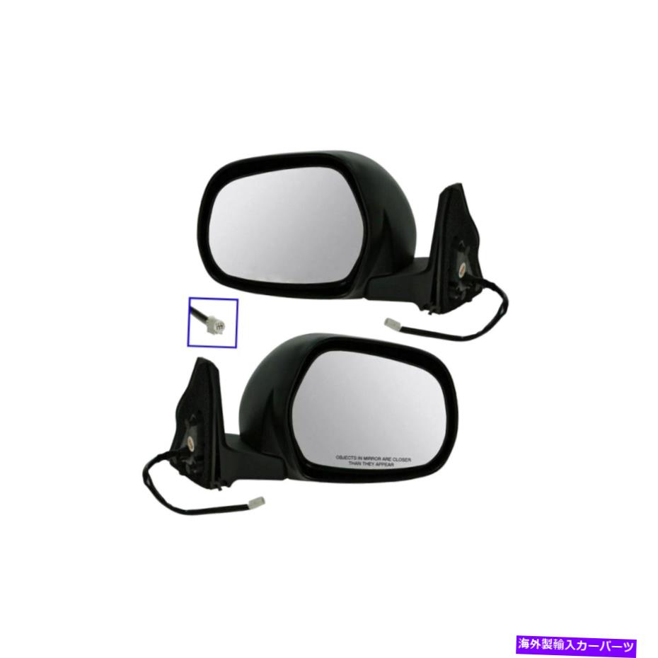 USミラー 2003年から2009年のトヨタ4runner向けのパワーサイドビューミラー左＆右ペアセット Power Side View Mirrors Left & Right Pair Set For 2003-2009 Toyota 4Runner【並行輸入品】 49,764円