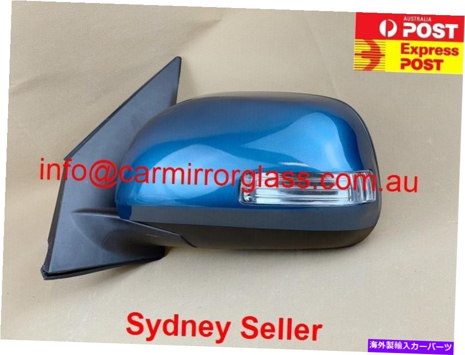 USミラー トヨタRAV4 ACA33 ACA38 2008-2012（左側、青）の新しいドアミラー、折りたたみなし NEW DOOR MIRROR FOR TOYOTA RAV4 ACA33 ACA38 2008-2012 (LEFT SIDE, Blue), NO Fold【並行輸入品】