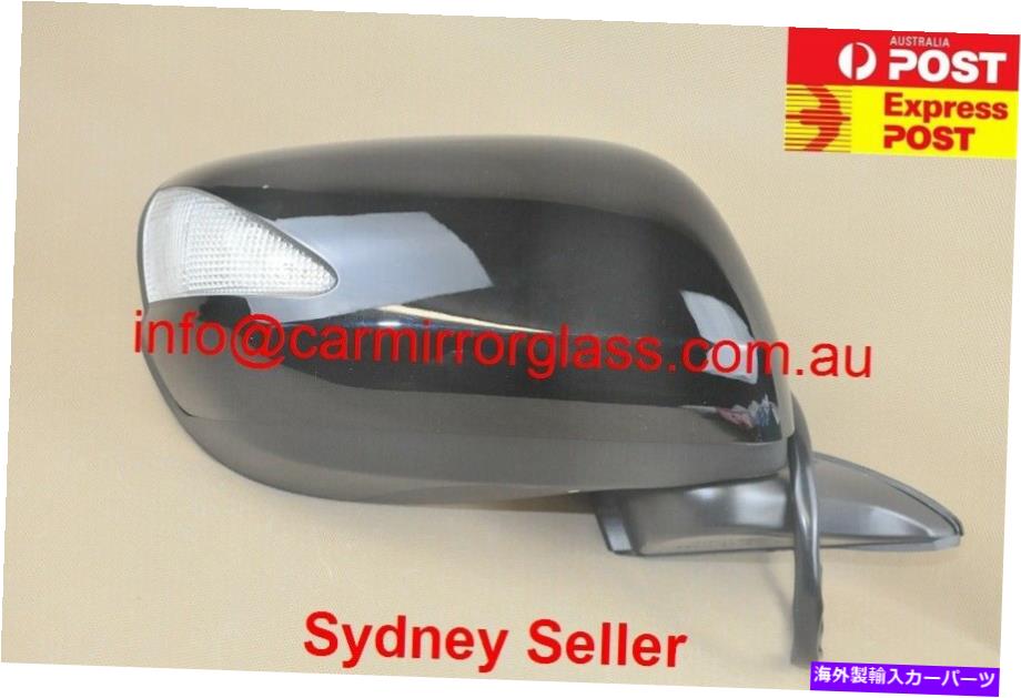 USミラー ホンダジャズ2008-2014右側の新しいドアミラー、ブリンカー、ブラック、オートフォールド NEW DOOR MIRROR FOR HONDA JAZZ 2008 - 2014 RIGHT SIDE, BLINKER, Black,Autofold【並行輸入品】