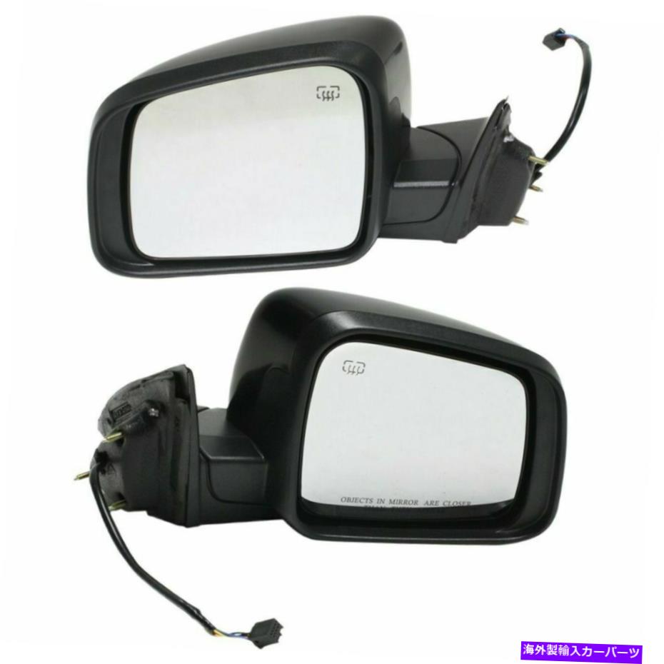 USミラー 2011-2018のパワーミラーペアジープグランドチェロキーヒートペイント可能 Power Mirror Pair For 2011-2018 Jeep Grand Cherokee Heated Paintable【並行輸入品】