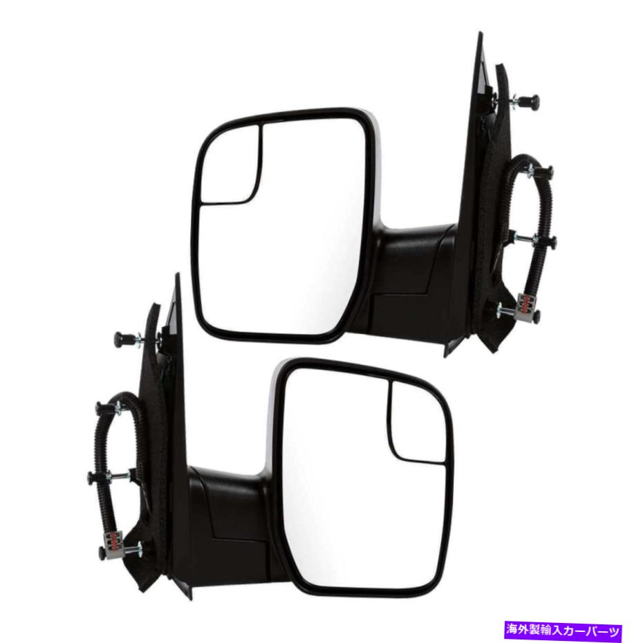 USミラー 2010-2014 Ford Side Duty Pair Mirrorペア E-150 E-350 For