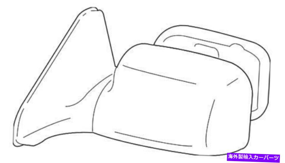 USミラー 本物のGM 03-08ポンティアックバイブエクステリアドライバーサイドミラーアセンブリ88969941 Genuine GM 03-08 Pontiac Vibe Exterior Driver Side View Mirror Assembly 88969941【並行輸入品】