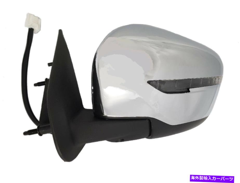 USミラー * Nissan Navara d23 2015-on Left for Nissan Navaraの新しい*ドアミラー（Auto Fold Chrome7pins） *NEW* DOOR MIRROR (AUTO FOLD CHROME 7PINS ) for NISSAN NAVARA D23 2015-ON LEFT【並行輸入品】