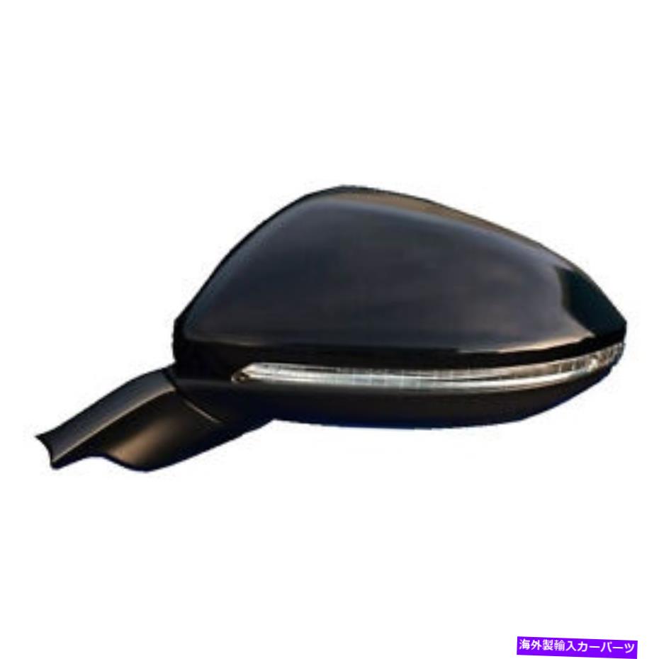 USミラー 新しいプレミアムドライバーサイドドアミラーパワー加熱塗装なし5GM8575079B9 New Premium Driver Side Door Mirror Power Heated Not Painted 5GM8575079B9【並行輸入品】