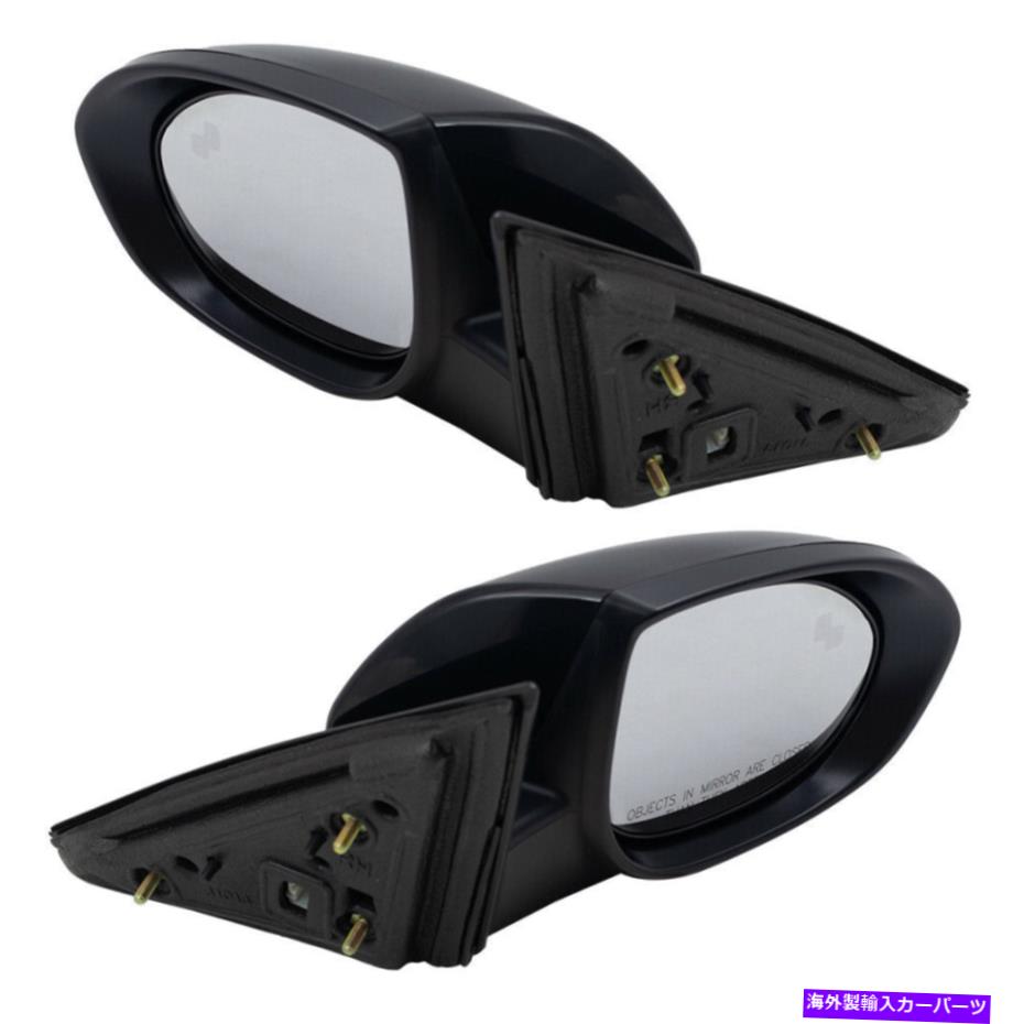 USミラー 09-13 Mazda 6 Mazda6 Puddle Lamp死亡スポット検出のサイドパワーミラーをセット Set Side Power Mirrors for 09-13 Mazda 6 Mazda6 Puddle Lamp Blind Spot Detection【並行輸入品】