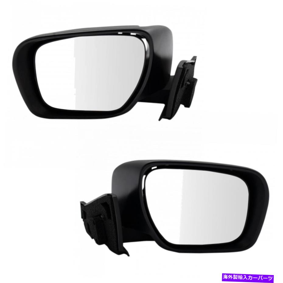 USミラー TRQエクステリアミラーペアLH＆RHサイドパワーシグナルマツダ5に直接適合 TRQ Exterior Mirror Pair LH & RH Sides Power Signal Direct Fit for Mazda 5【並行輸入品】