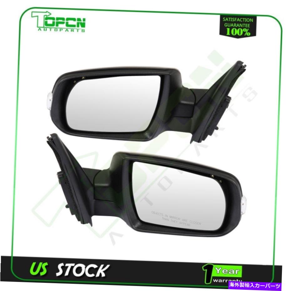 USミラー 11-15のKia Sorento LX/Ex Power Heated Mirrors Signal Manual Fold（LH+RH）側 For 11-15 KIA SORENTO LX/EX Power Heated Mirrors Signal Manual Fold (LH+RH)Side【並行輸入品】