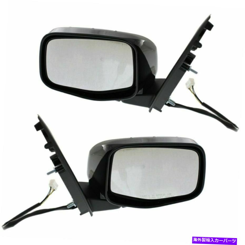 USミラー 2011-2013のパワーミラーHonda Odyssey Heated Manual折りたたみ折りたたみセット2 Power Mirror For 2011-2013 Honda Odyssey Heated Manual Folding Set Of 2【並行輸入品】
