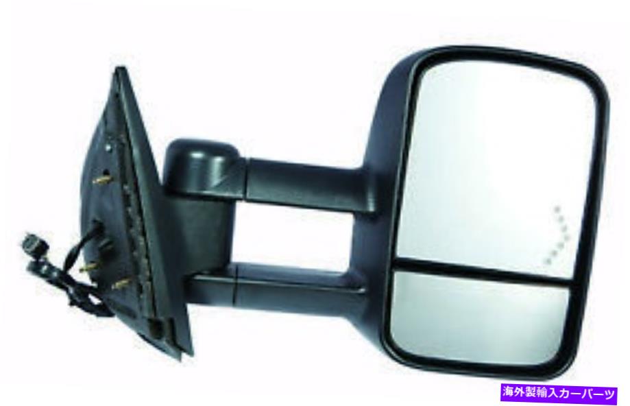 USミラー GMC Sierra 3500 HD 2007-2010ドアミラー助手席側|パワー|加熱 For GMC Sierra 3500 HD 2007-2010 Door Mirror Passenger Side | Power | Heated【並行輸入品】