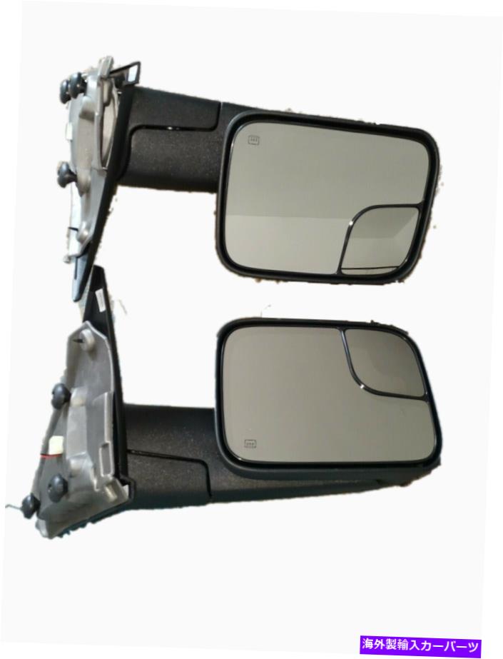 USミラー Waooeafi Towミラーは、02-10 Dodge Ram 1500-3500のパワーヒーロー付きLED信号ペアペア Waooeafi Tow Mirrors Power Heated Led Signals Pair for 02-10 Dodge Ram 1500-3500【並行輸入品】