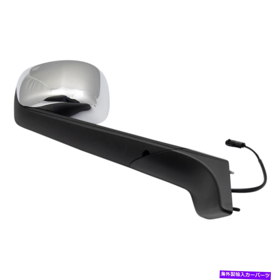 USミラー Freightliner Cascadia用の外部フードマウントクロムミラーの乗客側RH Exterior Hood Mounted Chrome Mirror Passenger Side RH for Freightliner Cascadia【並行輸入品】