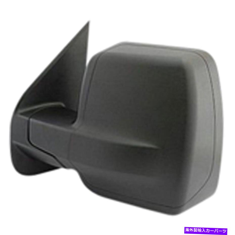 USミラー 交換用テクスチャドライバーパワードアミラーw/o牽引パッケージ付きの加熱ガラス付き Replacement Textured Driver Power Door Mirror w/o Heated Glass w/o Tow Package【並行輸入品】