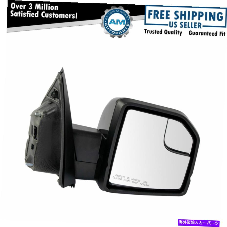 USミラー ミラーRHサイドパワー加熱メモリターンシグナルPuddleライトF150 Mirror RH Side Power Heated Memory Turn Signal Puddle Light for F150【並行輸入品】
