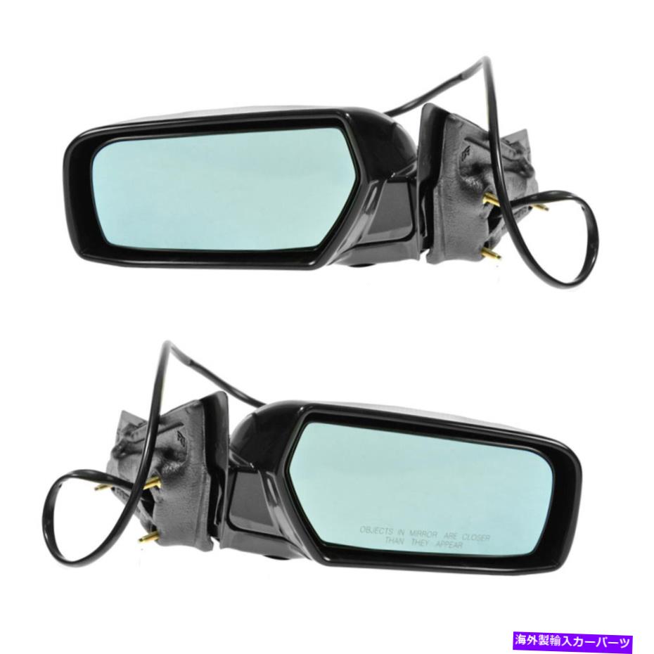 USミラー 03-07 CTS用に左と右ペアの左と右ペアのTRQフォールディングパワーミラー TRQ Folding Power Heated Side View Mirrors Left & Right Pair Set for 03-07 CTS【並行輸入品】