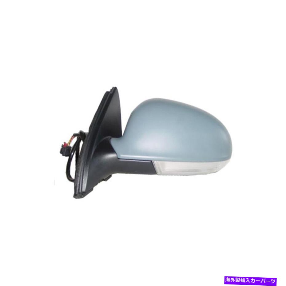 USミラー 交換用にドライバーパワードアミラーを塗装する準備ができている。 Replacement Ready to Paint Driver Power Door Mirror w/Heated Glass w/Turn Signal【並行輸入品】