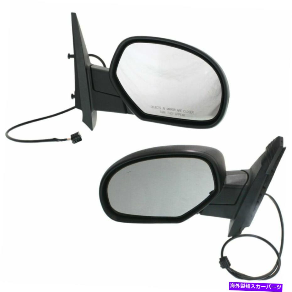 USミラー 2つのミラーの新しいセットドライバーと助手席側の温かいシボレーユーコン郊外ペア New Set of 2 Mirrors Driver & Passenger Side Heated Chevy Yukon Suburban Pair【並行輸入品】
