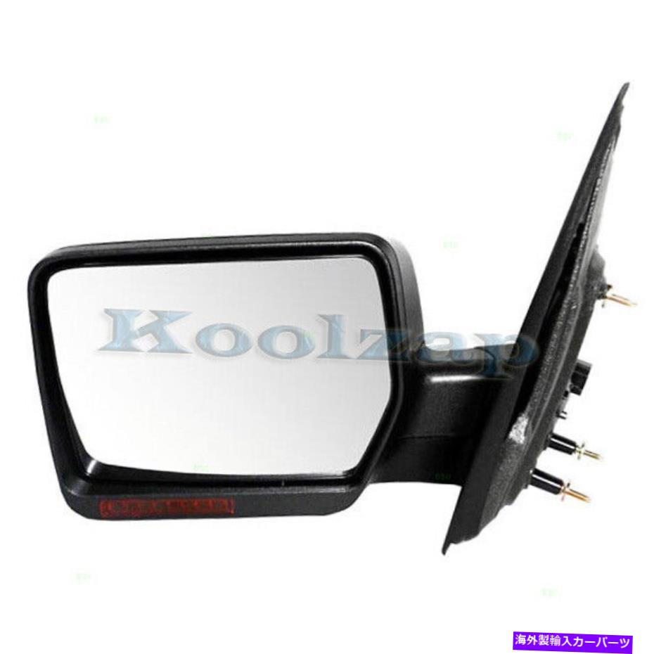 USミラー 07-08 F150トラック後部ビュードアミラーパワーヒートターン信号ランプ左側 For 07-08 F150 Truck Rear View Door Mirror Power Heat Turn Signal Lamp Left Side【並行輸入品】