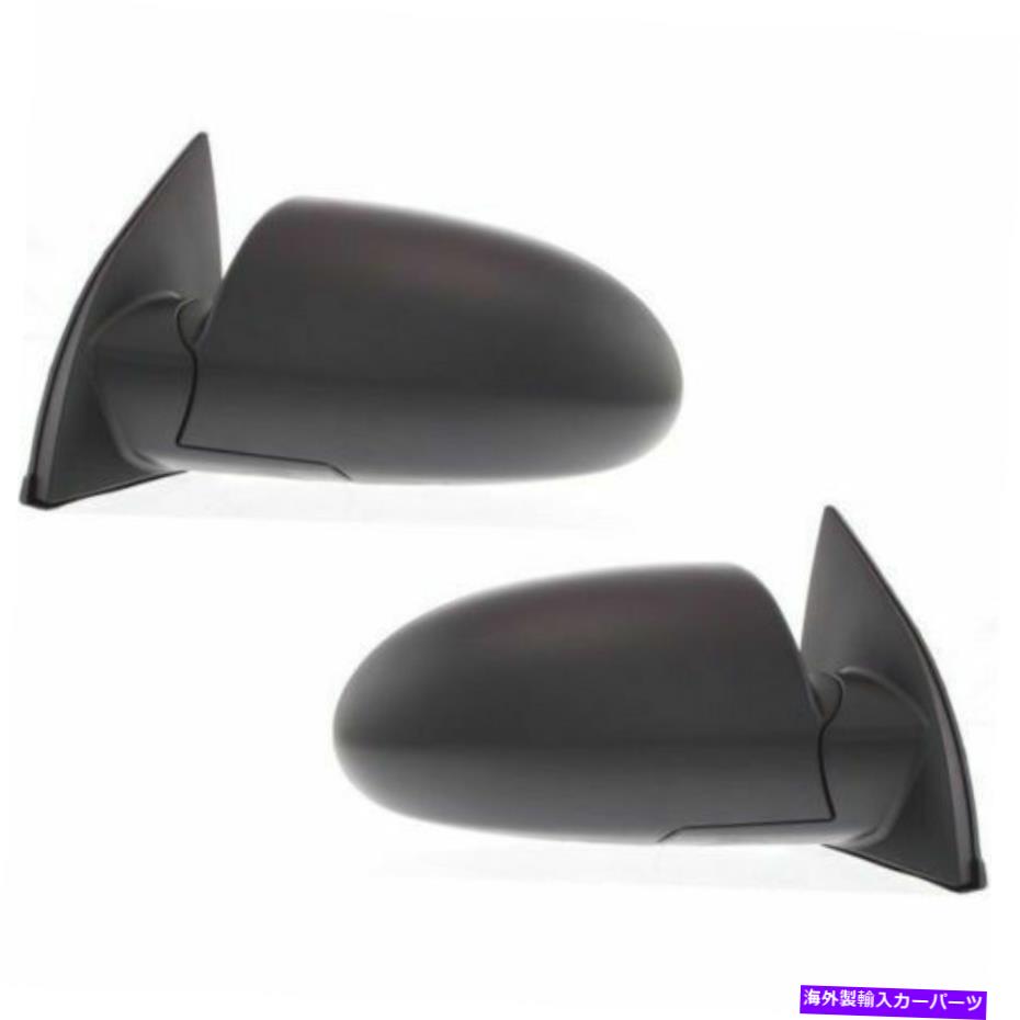USミラー 2 LH＆RHサイドの非加熱パワーミラーフィット2006-2009ヒュンダイアクセントのセット Set of 2 LH & RH Side Non-Heated Power Mirror Fits 2006-2009 Hyundai Accent【並行輸入品】
