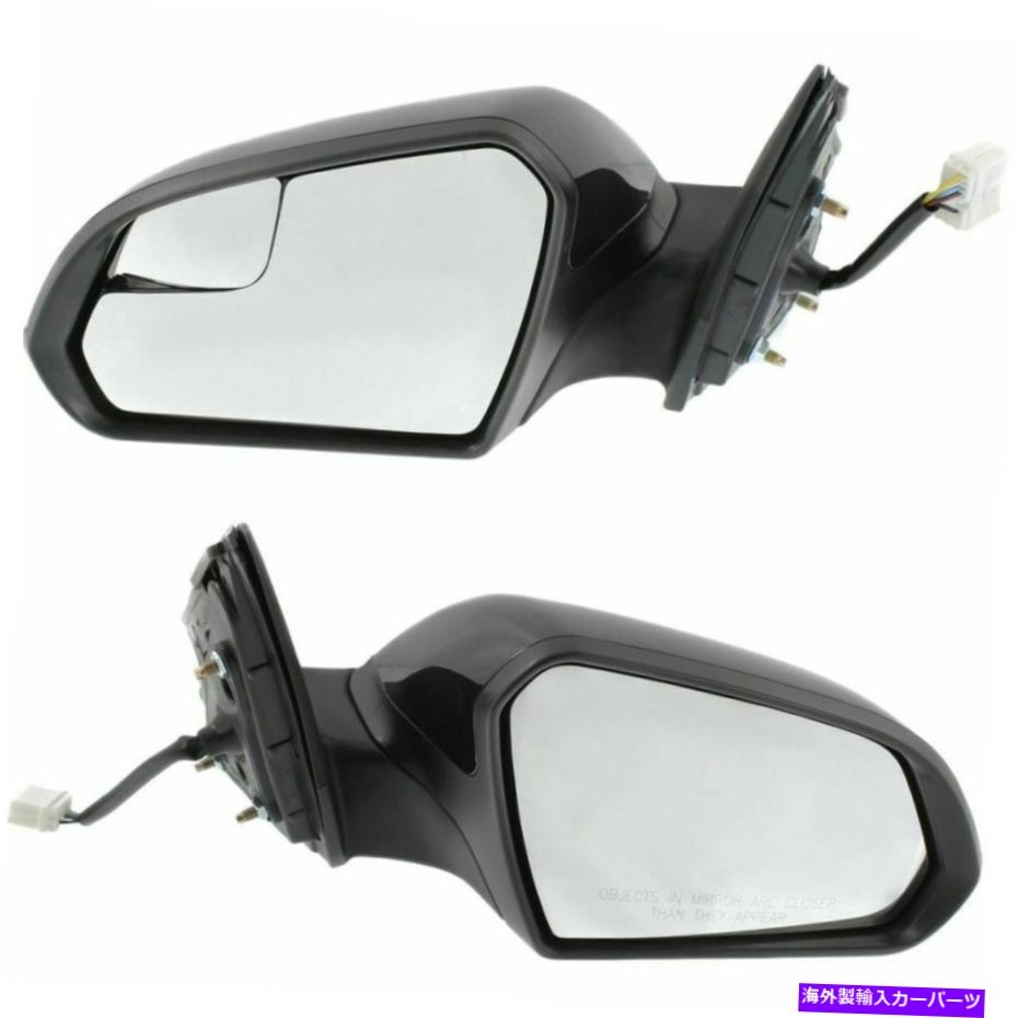USミラー 2015-2019のパワーミラーペアヒュンダイソナタ加熱マニュアル折りたたみ Power Mirror Pair For 2015-2019 Hyundai Sonata Heated Manual Folding【並行輸入品】