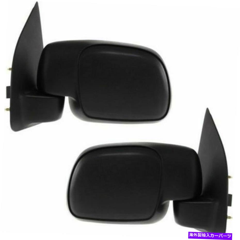 USミラー 2 LH＆RHサイドの非加熱パワーミラーの新しいセットFord F-Series Super Duty New Set Of 2 LH & RH Side Non Heated Power Mirror Fits Ford F-Series Super Duty【並行輸入品】