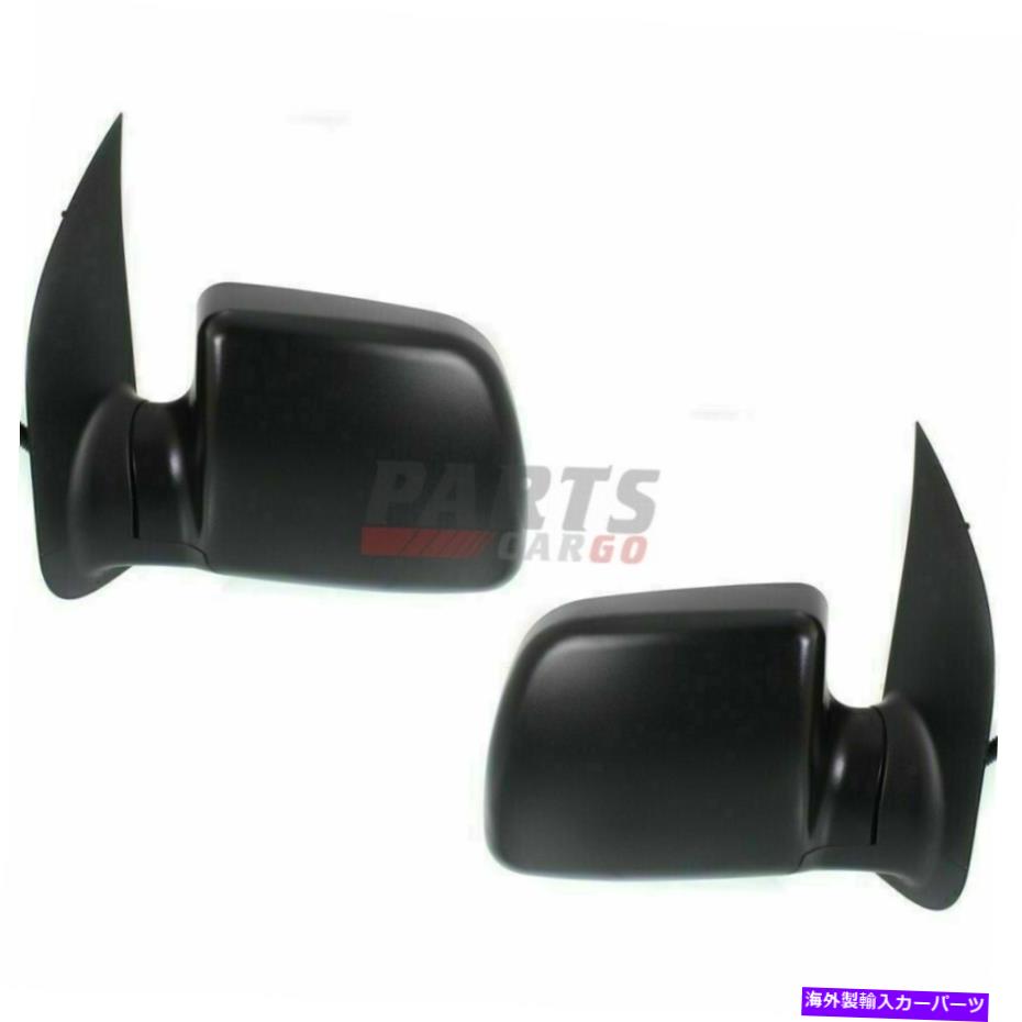 USミラー 新しいフィット1994-2004 Ford Econoline Van Set of 2つの左右のパワードアミラー New Fits 1994-2004 Ford Econoline Van Set Of 2 Left And Right Power Door Mirror【並行輸入品】
