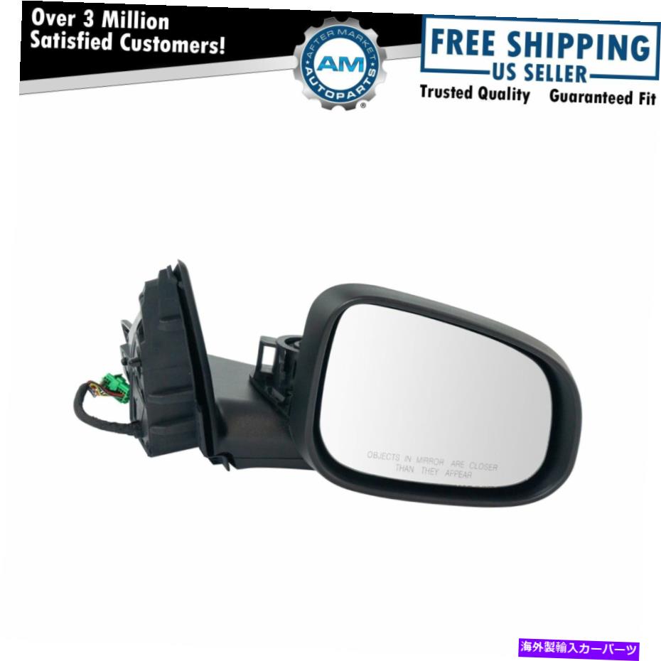 USミラー ミラーパワー加熱信号メモリ水たまり滑らかな黒い右 Mirror Power Heated Signal Memory Puddle Smooth Black Right RH for 07-11 S80 New【並行輸入品】