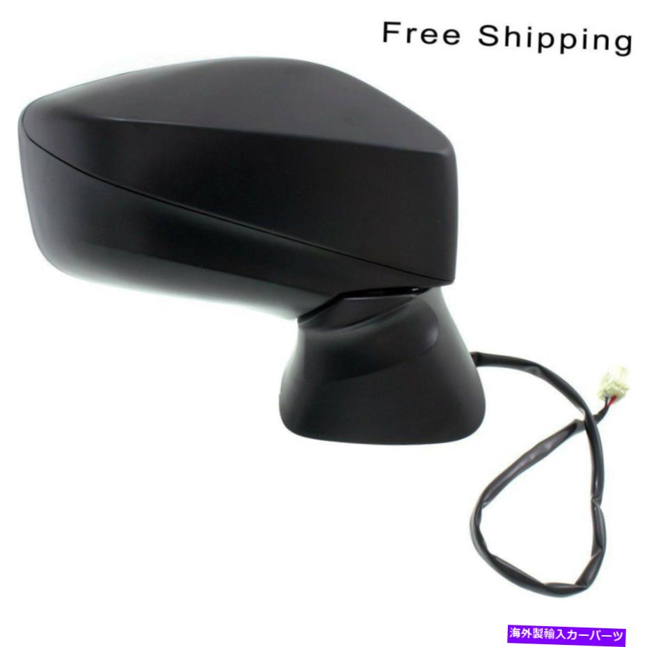 USミラー RHサイドテクスチャブラックマニュアル折りたたみ式非加熱ミラーFR-S SC1321108に適合 RH Side Textured Black Manual Folding Non-Heated Mirror Fits FR-S SC1321108【並行輸入品】