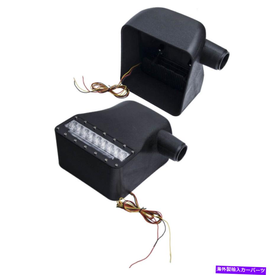 USミラー ジープラングラーJK 2007-18用のリアビューミラーLEDターンシグナルライトハウジング Rear View Mirrors Led Turn Signal Light Housing For Jeep Wrangler Jk 2007-18【並行輸入品】