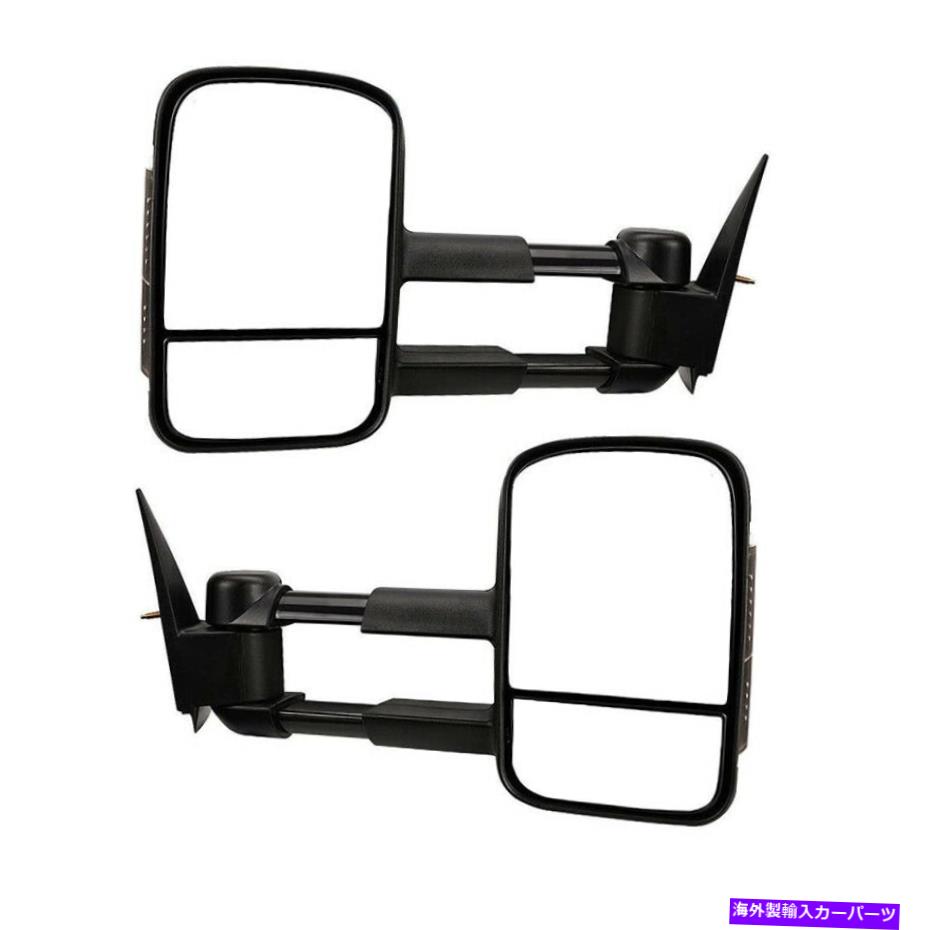 USミラー 新しいドアミラーペアフィットGMC Sierra 1500 2007-2013 GM1320337 20862095 20862094 NEW DOOR MIRRORS PAIR FITS GMC SIERRA 1500 2007-2013 GM1320337 20862095 20862094【並行輸入品】