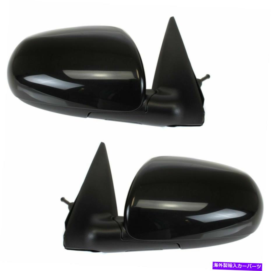 USミラー 2 LH＆RHサイドの非加熱マニュアル折りたたみ式ミラーの新しいセットKIA FORTE KOUP New Set of 2 LH & RH Side Non-Heated Manual Folding Mirror Fits Kia Forte Koup【並行輸入品】