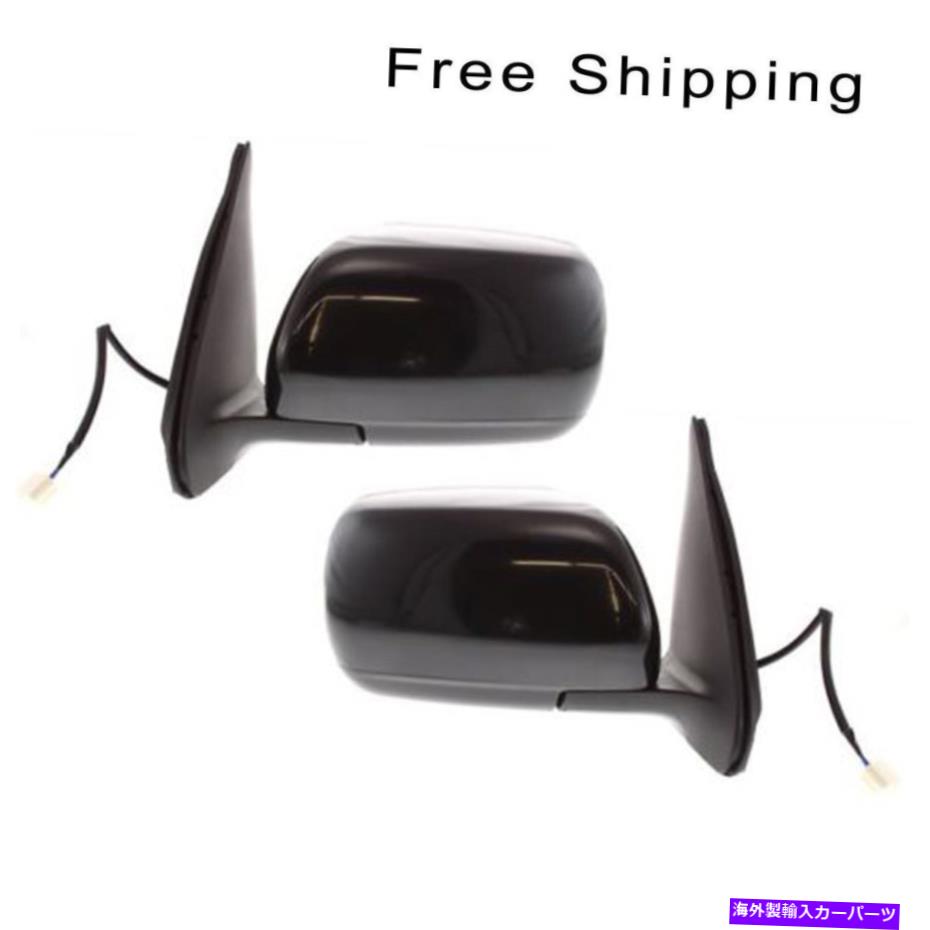 USミラー 2マニュアル折りたたみ式の非加熱ミラーのLH＆RHサイドセットスズキグランドビタラ LH & RH Side Set Of 2 Manual Folding Non-Heated Mirror Fits Suzuki Grand Vitara【並行輸入品】