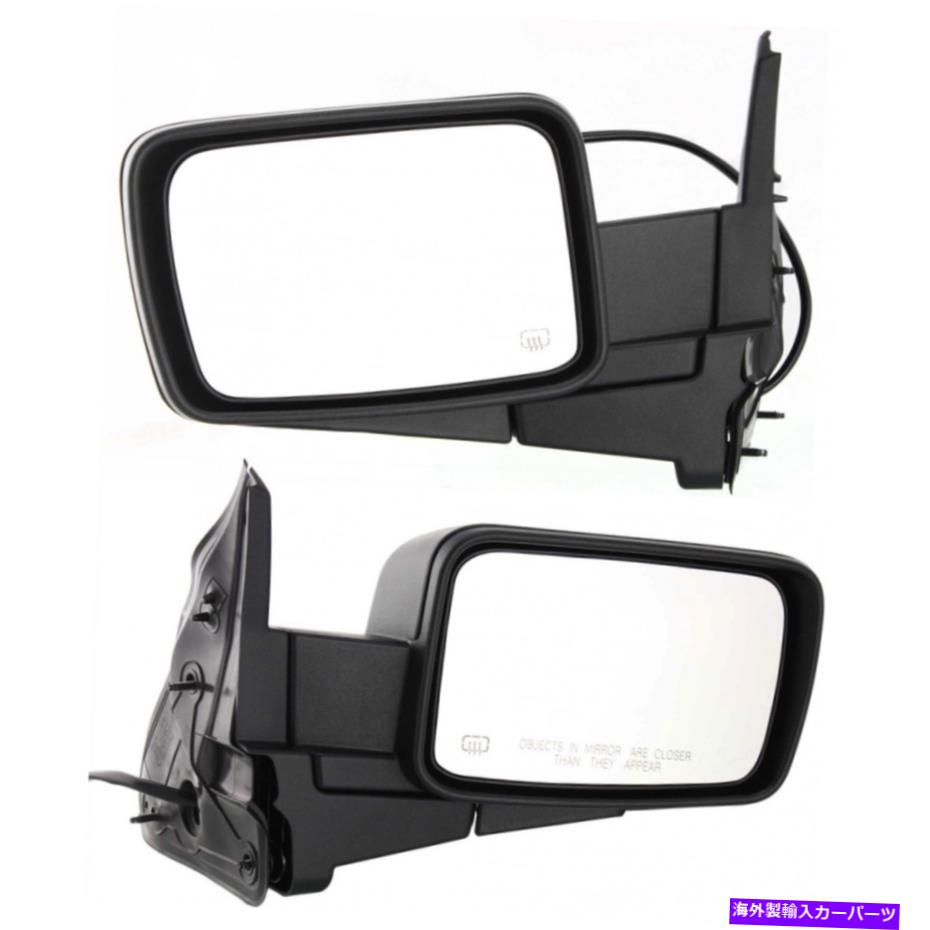 USミラー Jeep Commander 2006 07 08 09 2010ドアミラードライバーと助手席側|ペア For Jeep Commander 2006 07 08 09 2010 Door Mirror Driver & Passenger Side | Pair【並行輸入品】