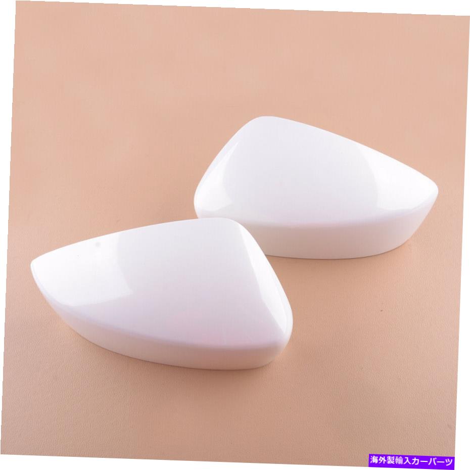 USミラー マツダ3 2014 15 16ペアホワイトに適したパーツバックミラーカバーキャップ Part Rearview Mirror Cover Cap Fit for Mazda 3 2014 15 16 Pair White【並行輸入品】