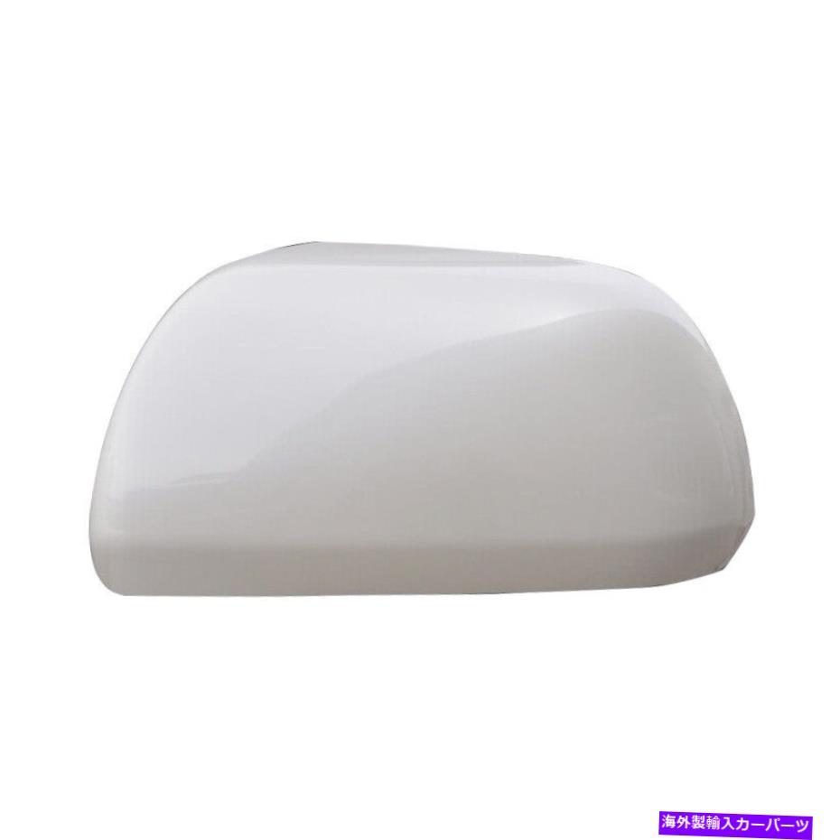 USミラー 白い左側の翼バックミラーキャップカバートリムトヨタハイランダーにフィット White Left Side Wing Rearview Mirror Cap Cover Trim fit for Toyota Highlander【並行輸入品】