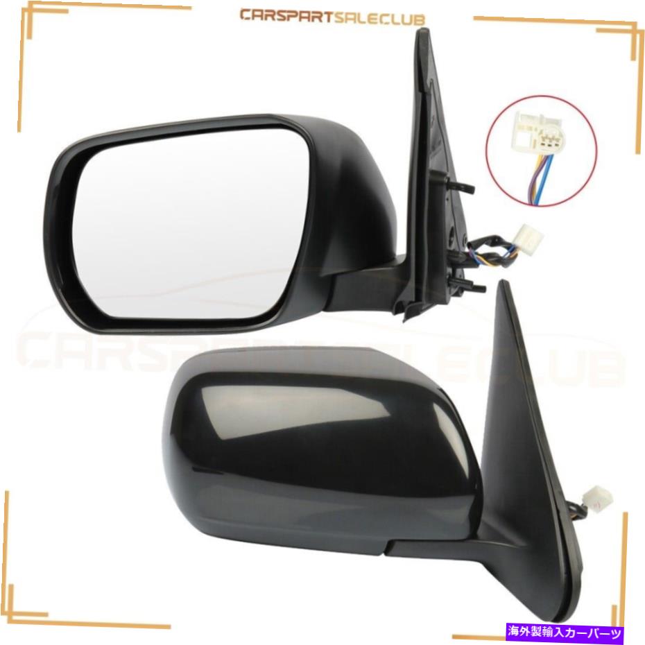 USミラー 2 x lh&rh side black foldawayパワーミラーSuzuki Grand Vitara 2006-2014 2 X LH&RH Side Black Foldaway Power Mirrors For Suzuki Grand Vitara 2006-2014【並行輸入品】