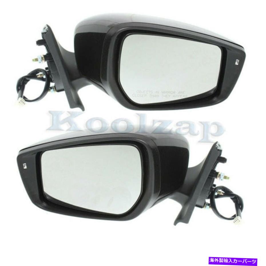 USミラー 15-19のVersa Vera View Doorミラーアセンブリパワー付きSignal Lightセットペア For 15-19 Versa Rear View Door Mirror Assembly Power w/Signal Light Set Pair【並行輸入品】