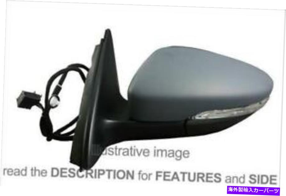 USミラー サイドミラーフォルクスワーゲンジェッタ2011 Electric Thermal Foldable Right Side Mirror Volkswagen Jetta 2011 Electric Thermal Foldable Right【並行輸入品】