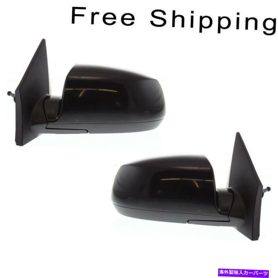 USミラー 2 LH＆RHサイドマニュアルの非加熱マニュアル折りたたみ式ミラーのセットKIA RIO5 RIO Set Of 2 LH & RH Side Manual Non Heated Manual Folding Mirror Fits Kia Rio5 Rio【並行輸入品】