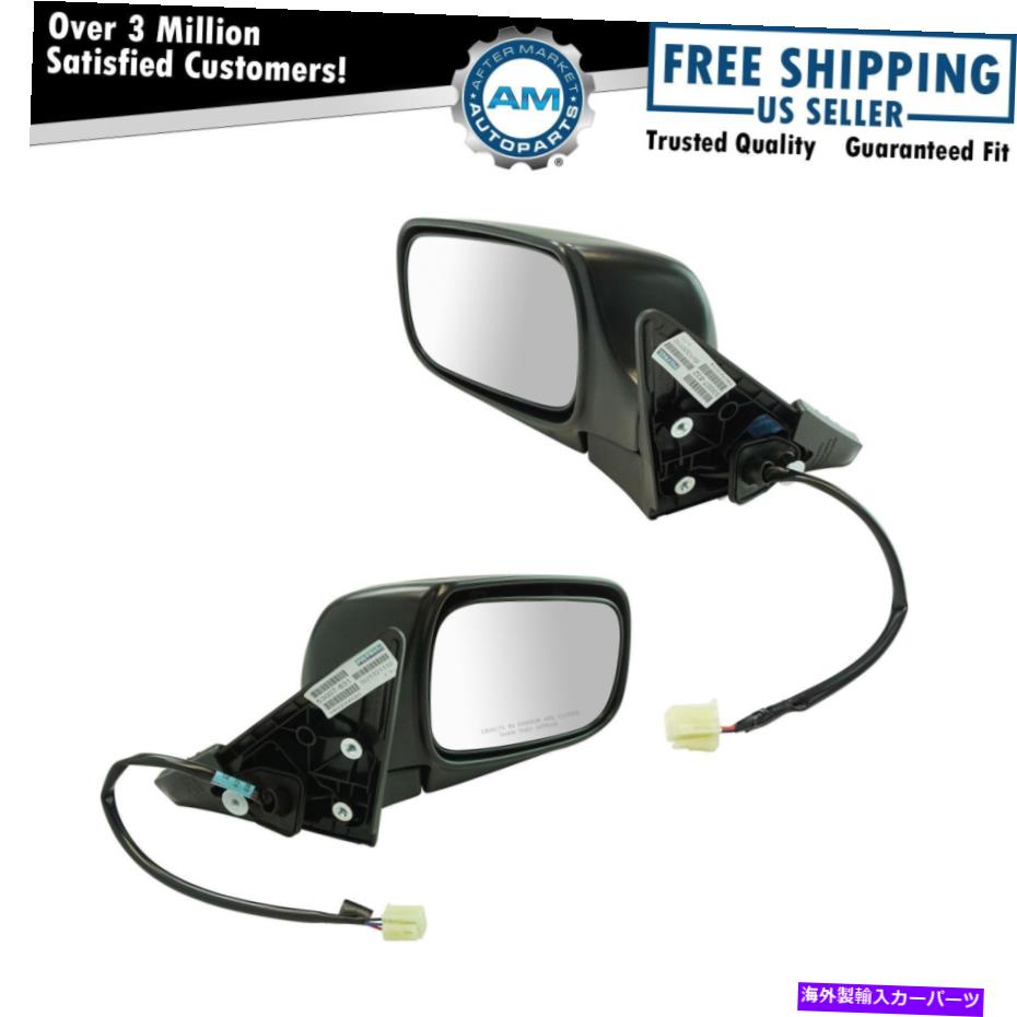 USミラー エクステリアミラーブラックテクスチャパワーLH＆RHキットペア04-08スバルフォレスター Exterior Mirror Black Textured Power LH & RH Kit Pair for 04-08 Subaru Forester【並行輸入品】