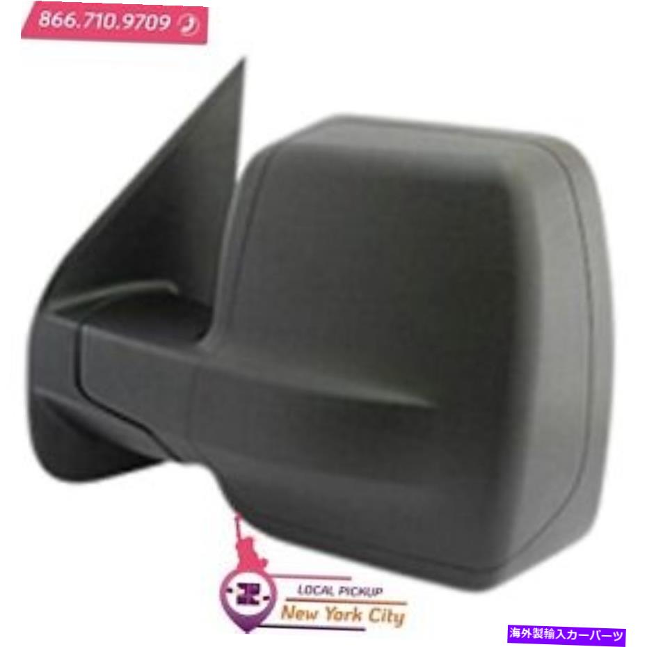 USミラー ローカルピックアップ左パワードアミラーテクスチャブラックフィット2012-2018日産NV1500 Local Pickup Left Power Door Mirror Textured Black Fits 2012-2018 Nissan NV1500【並行輸入品】