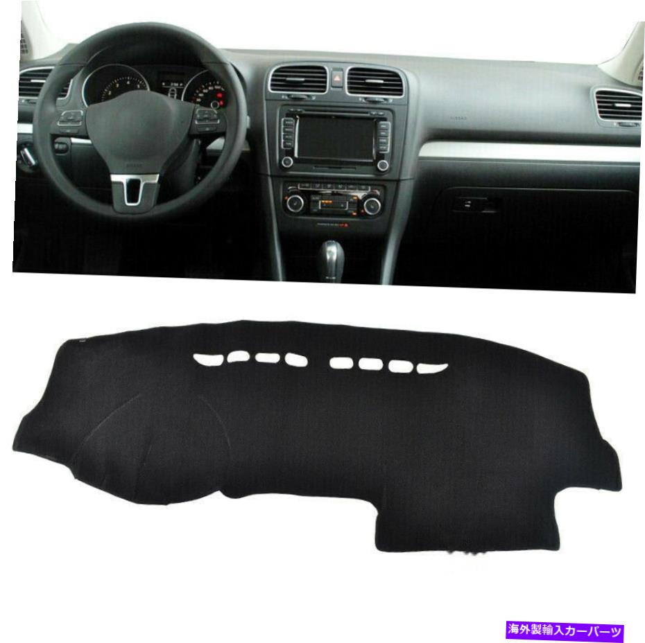 Dashboard Cover 1PCブラックダッシュボードカバーパッドダッシュマットマット用VWゴルフ6 GTI R MK6 2010-2012 LHD 1pc Black Dashboard Cover Pad Dashmat Mat For VW Golf 6 GTI R MK6 2010-2012 LHD【並行輸入品】