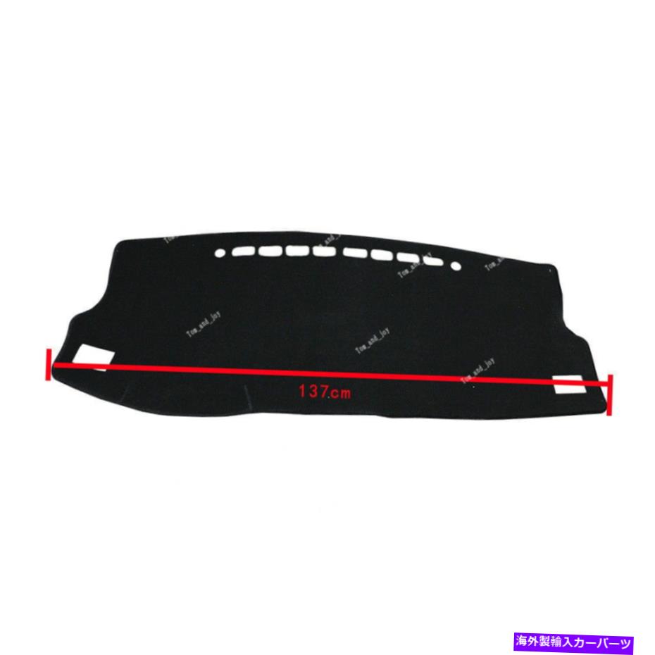 Dashboard Cover トヨタカローラ14 15 16 17ブラックLHDカーダッシュボードカーペットサンカバーマット For Toyota Corolla 14 15 16 17 Black LHD Car Dashboard Carpet Sun Cover Mat【並行輸入品】
