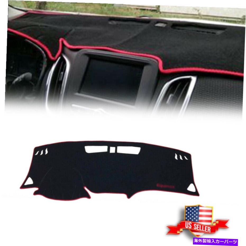 Dashboard Cover 非スリップブラックカーダッシュボードダッシュマットプロテクターカバーパッド17-19シボレーエクイノックス Non Slip Black Car Dashboard DashMat Protector Cover Pad For 17-19 Chevy Equinox【並行輸入品】