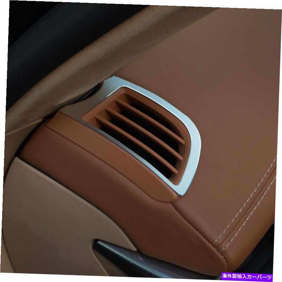 Dashboard Cover ポルシェパナメーラ用のカーダッシュボードエアコンアウトレットフレームカバートリム2PCS Car Dashboard Air Conditioning Outlet Frame Cover Trim 2pcs For Porsche Panamera【並行輸入品】