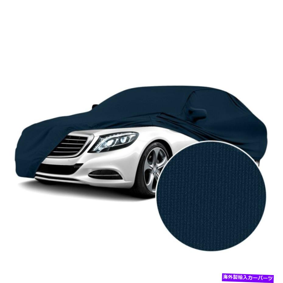 カーカバー シボレーコルベット10-13サテンストレッチ屋内ネイビーブルーカスタムカーカバー For Chevy Corvette 10-13 Satin Stretch Indoor Navy Blue Custom Car Cover【並行輸入品】