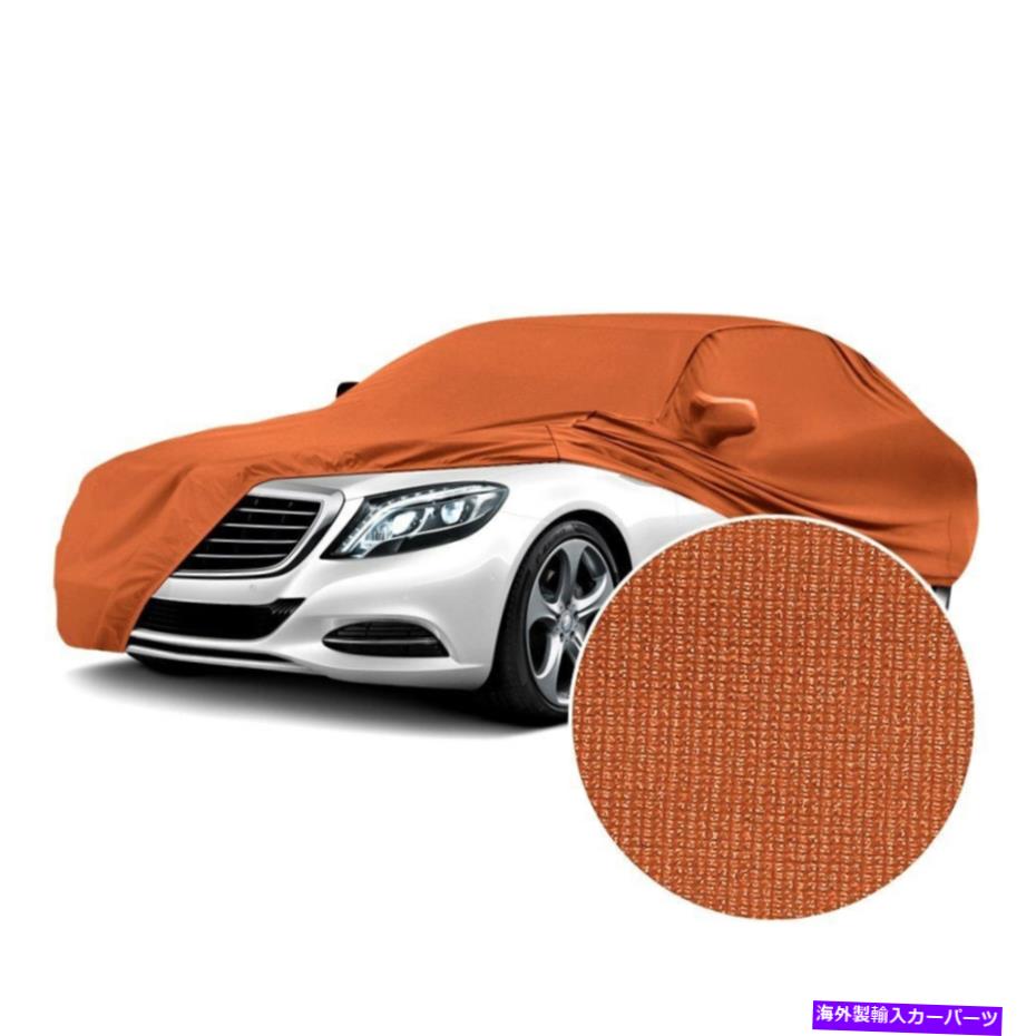カーカバー シボレーコルベット78サテンストレッチ屋内インフェルノオレンジカスタムカーカバー For Chevy Corvette 78 Satin Stretch Indoor Inferno Orange Custom Car Cover【並行輸入品】
