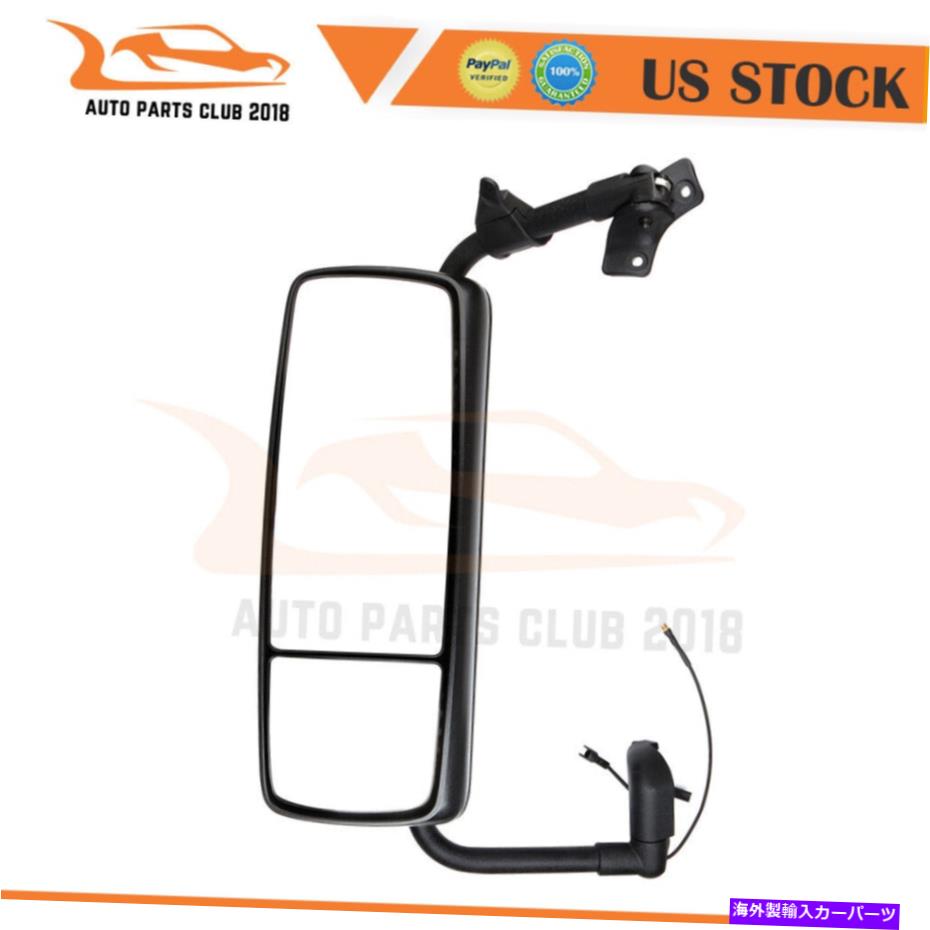 USミラー Volvo VNL 2015-2018の場合、完全なLHサイドブラックミラーコンプリート For Volvo Vnl 2015-2018 COMPLETE LH Side Black Mirror Complete【並行輸入品】